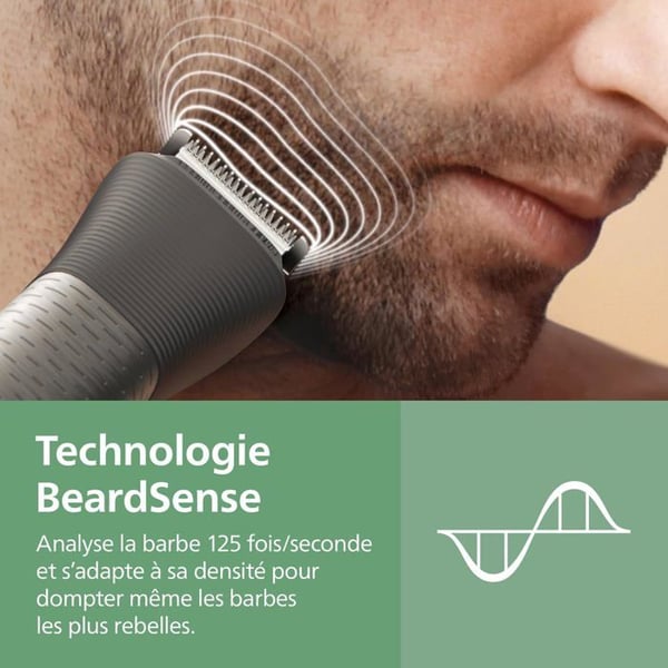 Multigroom allt-i-ett - PHILIPS - Multigroom serie 7000 - 17 tillbehör - Självslipande blad - 120 minuters batteritid