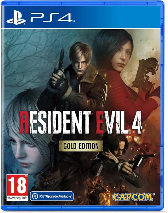 Spel PS4 - Resident Evil 4 Remake Gold Edition - Importversion - Spelbar på svenska - Action - PEGI 18+