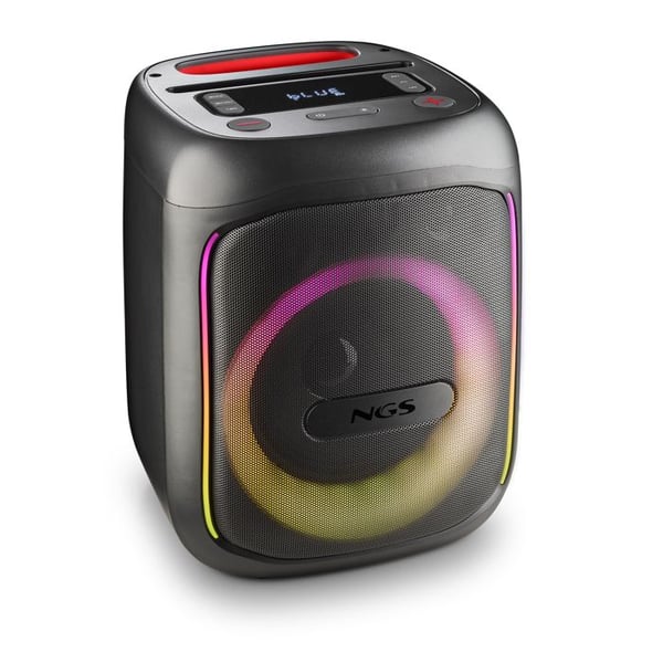 NGS WILD SWAG GO: BT/TWS, USB/AUX/TF, LED, 10h autonomi, svart.