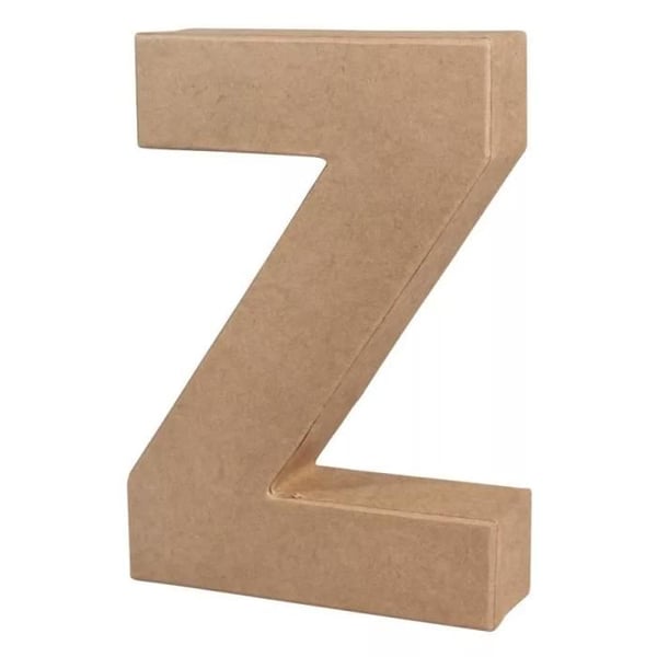 Pappersmålets bokstav Z 15 cm
