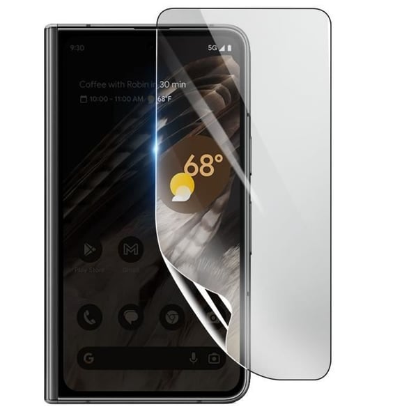 Skärmskydd - 3MK - Google Pixel Fold - Stötsäker Hydrogel - Transparent - Reptålig