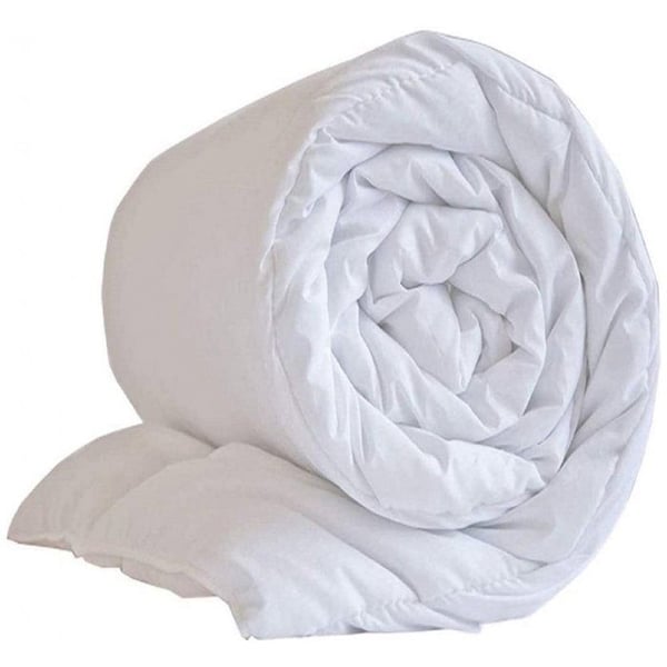 Sommartäcke - Kaptan - 220 x 200 cm - Tvättbart - Polyester - Vit