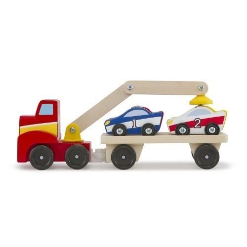Roolipeli - MELISSA & DOUG - MAGNEETTINEN AUTOALUS - 4 magneettikattoista autoa