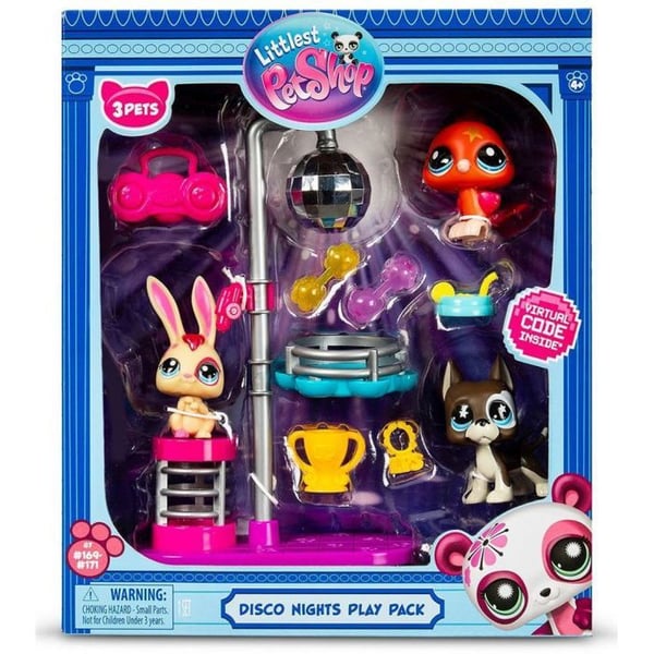 Figur i miniatyr - miniatyrfigur Littlest Pet Shop Spelset Disco Nights