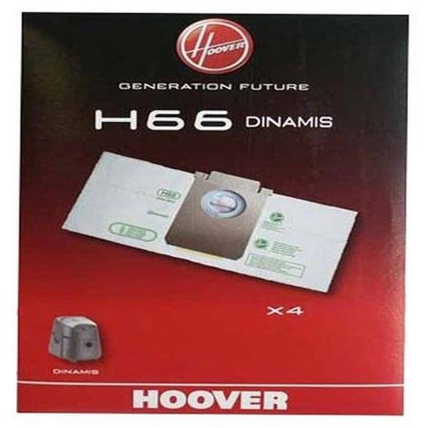 Set med 4 H66 Dinamis-påsar för Hoover dammsugare 35600852