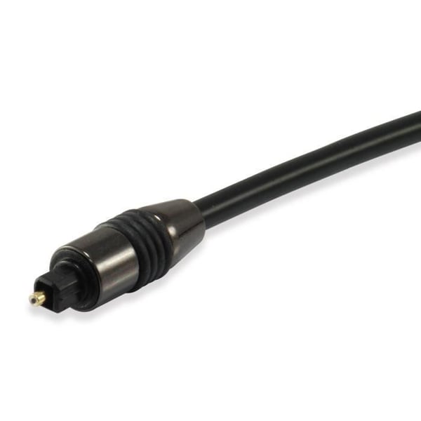 Digital ljudkabel (optisk) - EQUIP - 147922 - TOSLINK - Hane - 3 m - Svart