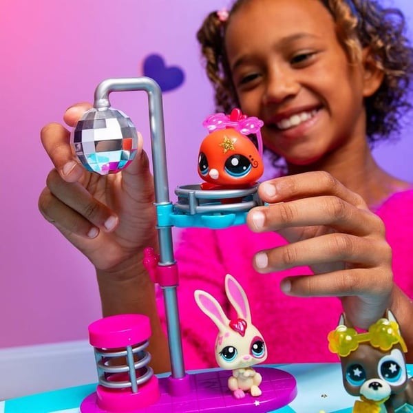 Figur i miniatyr - miniatyrfigur Littlest Pet Shop Spelset Disco Nights