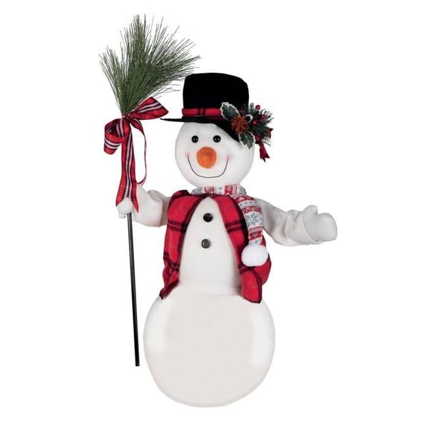 Automatiserad Snögubbe - LITEN CLOWN - 60 cm - Animerad - Ljud - Festdekoration