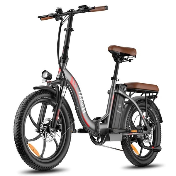 Elcykel FAFREES F20 Pro - 36V 20Ah - Däck 20×3.0 - Motor 250W - Framsuspension - Räckvidd 75-100km - Stålgrå