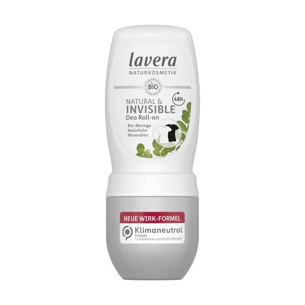 LAVERA - Deodorant roll-on 48h usynlig & naturlig 50 ml