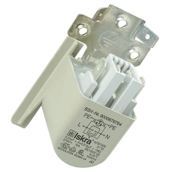 Anti-parasit kondensator - Torktumlare - BOSCH, NEFF, SIEMENS, CONSTRUCTA