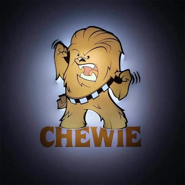 Mini lampa 3D Light FX Chewie 3D