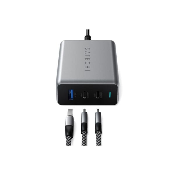 Satechi USB C PD Laptop Bordsladdare 100W Grå