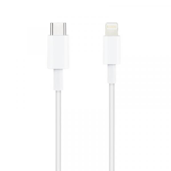 USB-kabel - Nanocable - 10.10.0600 - 0,5 m - Lightning - USB C - Vit