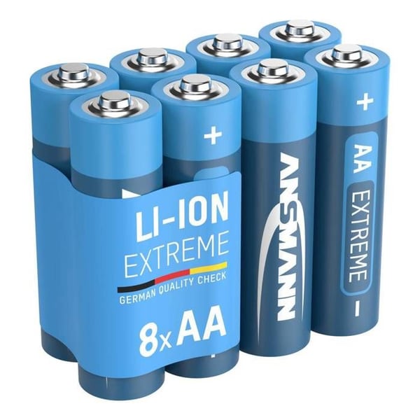 4+4 ANSMANN EXTREME LITHIUM AA SÖT BIG PACK...