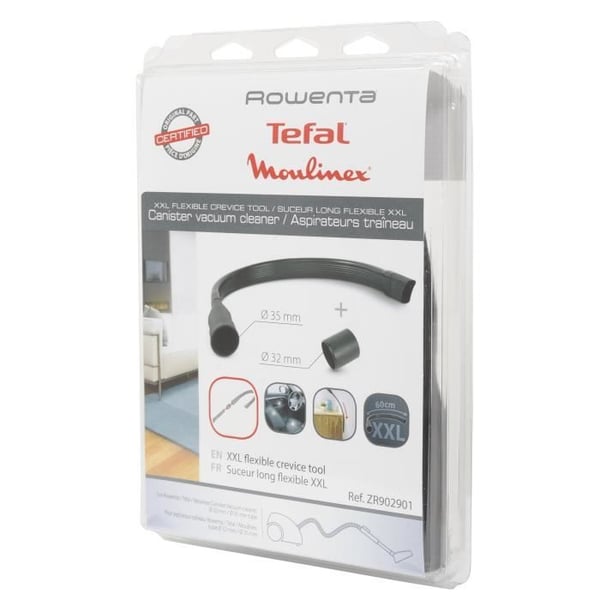Flexibelt långt munstycke XXL Anpassningsbart Rowenta/Tefal/Moulinex