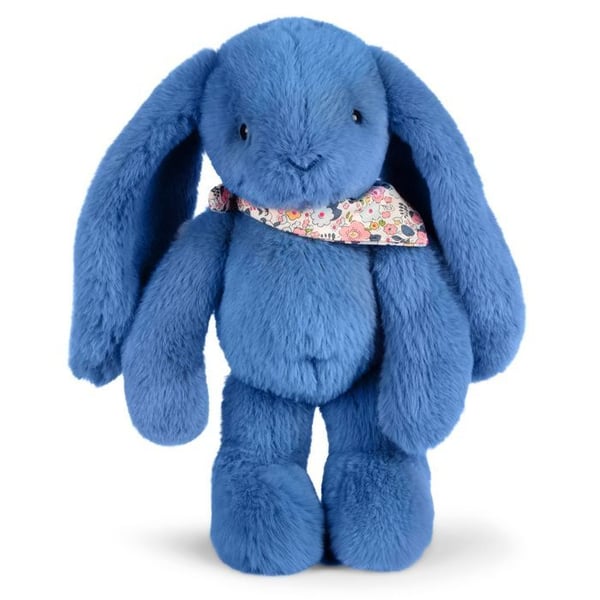 Doudou och Kompaniet - Nalle Rabbit Fleurette blå 35 cm