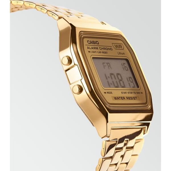 Vintage klocka - CASIO - Multifunktion - Guld