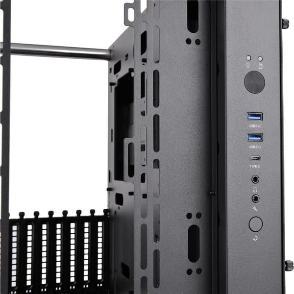 PC-kabinet - THERMALTAKE - Core P3 TG Pro - Sort - Mid Tower - Tempereret glas