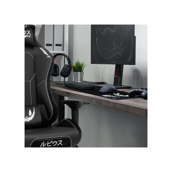 Musmatta - DRIFT GAMING - Madkat XL ElRubius - Mjuk yta - Halkfri bas - Svart