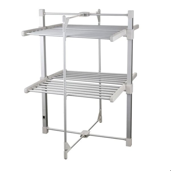 Elektrisk klädtork med täckning Sirge – 24 aluminiumrör, 220 W, lastkapacitet 20 kg