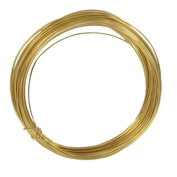 MégaCréa DIY - Metalltråd Smycken att virka Ø0,4 mm x 10 m Guld