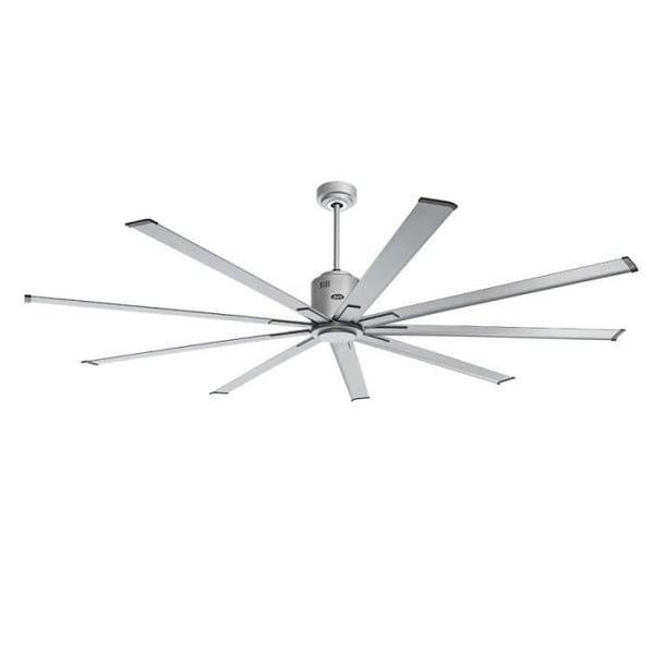 Mycket stor modern takfläkt DC 220 cm CASAFAN BIG SMOOTH TS