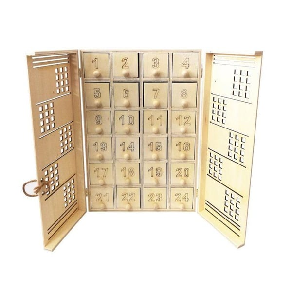 MégaCréa DIY - Adventskalender i trä med urbant tema
