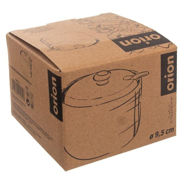 Sukkerkrukke - WHITELINE - 240ml - Hvid porcelæn - Låg i bambus - Praktisk og dekorativ