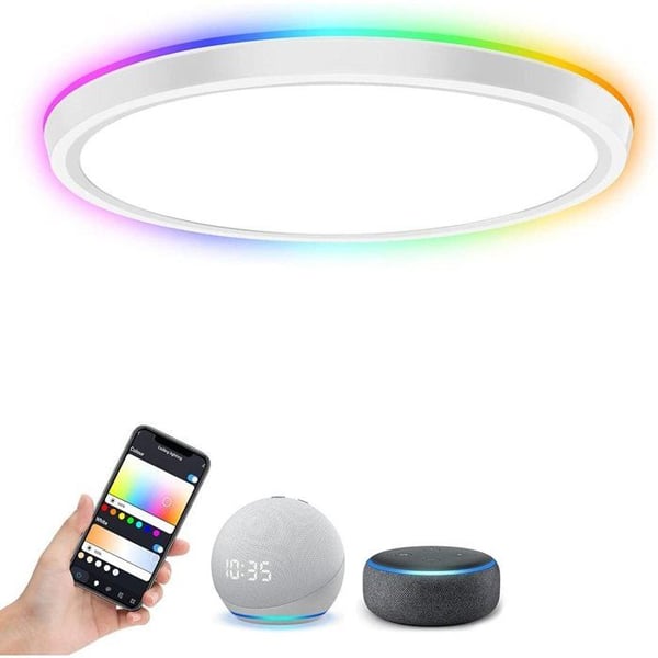 IMMAX NEO LITE TUDO Smart taklampa med RGB-bakgrundsbelysning 40 cm, 50W Tuya WiFi BT Beacon