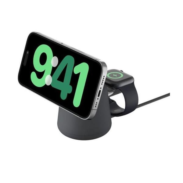 Powerbank - BELKIN - Boostchrg Pro 2in1 Qi2 - 15W - Kol - Trådlös laddning