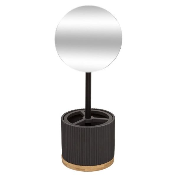 Atmosphera "Modern Color" Dispenser Handy Mirror - Charcoal