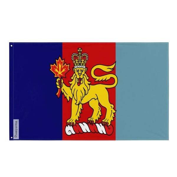 Flagga för berömmande omnämnande av överbefälhavaren Kanada – 90 x 150 cm – Polyester – Metallöglor – Hållbar