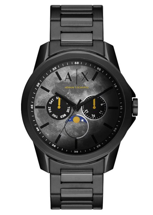 Armani Exchange Watch - Herr - AX1738 - Svart Rostfritt stål - 44mm - 5 bar