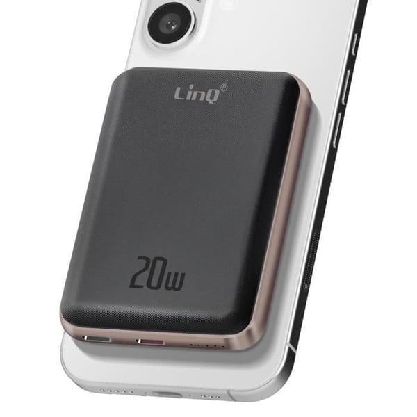 MagSafe 5000 mAh 15W Compact LinQ Backup Batteri Svart
