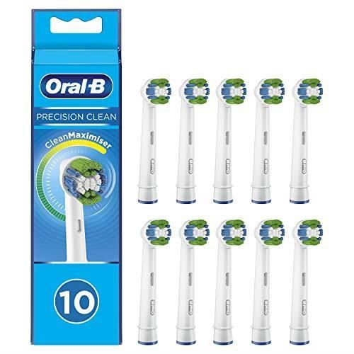 Oral-B Precision Clean Ersättningsborstar - Paket med 10 - CleanMaximiser Technology