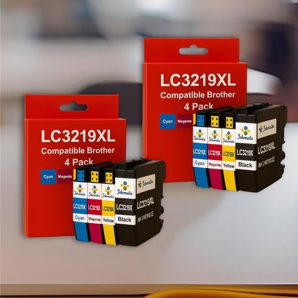 Pack med 8 kompatibla Brother LC3219XL-bläckpatroner för skrivare MFC-J5330DW till J6935DW