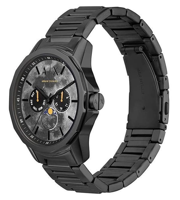 Armani Exchange Watch - Herr - AX1738 - Svart Rostfritt stål - 44mm - 5 bar