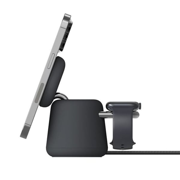 Powerbank - BELKIN - Boostchrg Pro 2in1 Qi2 - 15W - Kol - Trådlös laddning
