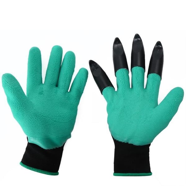 VERTet BLACK 1 par Claw Latex arbetshandskar för grävning