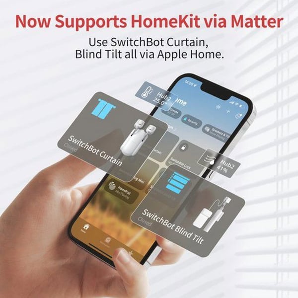 WiFi Hygrometer - SwitchBot - Hub 2 - Smart Remote - Matter-stöd - Vit