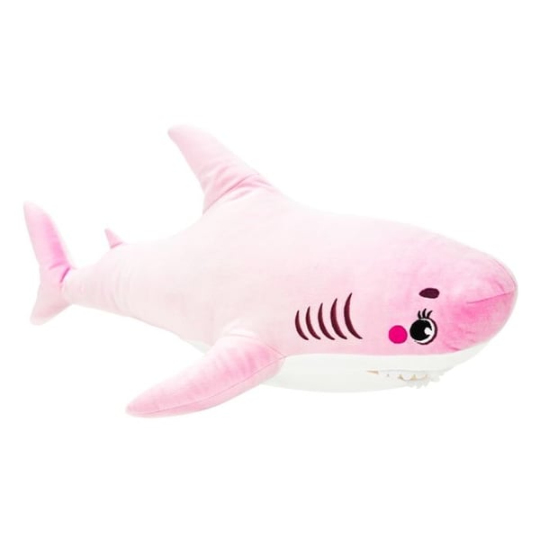 Peluche - WP MERCHANDISE - Rosa haj - 80 cm - Hypoallergen - Unisex