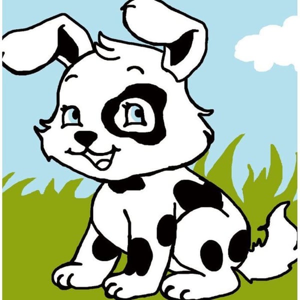 LUC - Canvas kit Soudan Dalmatien 20x20cm