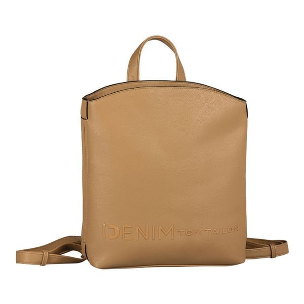 Fritidsryggsäck - TOM TAILOR - Zephyra Ryggsäck M - Ljusbrun - 100% polyuretan - 33x28x8 cm