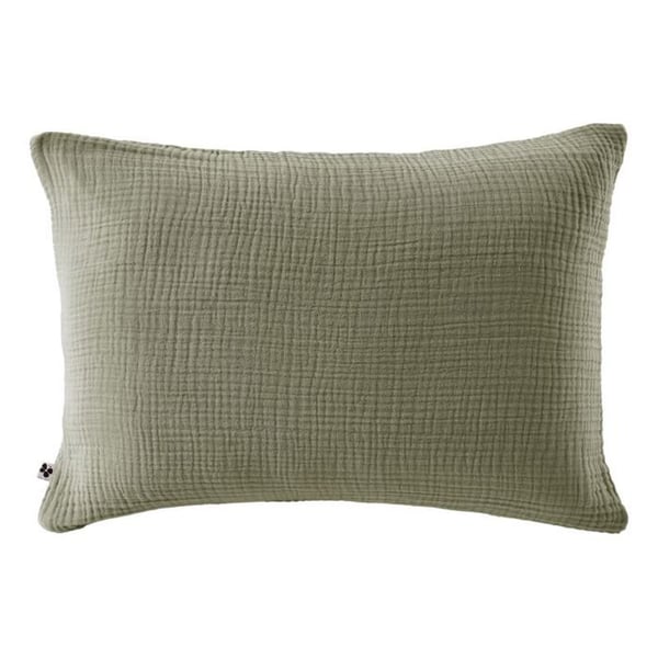 Kuddfodral "Ina" alla dimensioner "Fyrdubbel Gaze av Bomull" Fjärilseffekten - Ina Romarin - Kuddfodral 50 x 70 cm