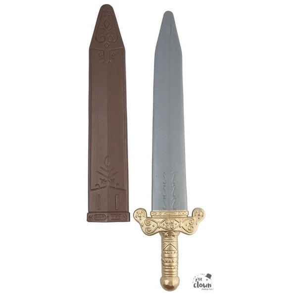 Épée Romaine - P'TIT CLOWN DÉGUISEMENT - 50 cm - Brun och Guld
