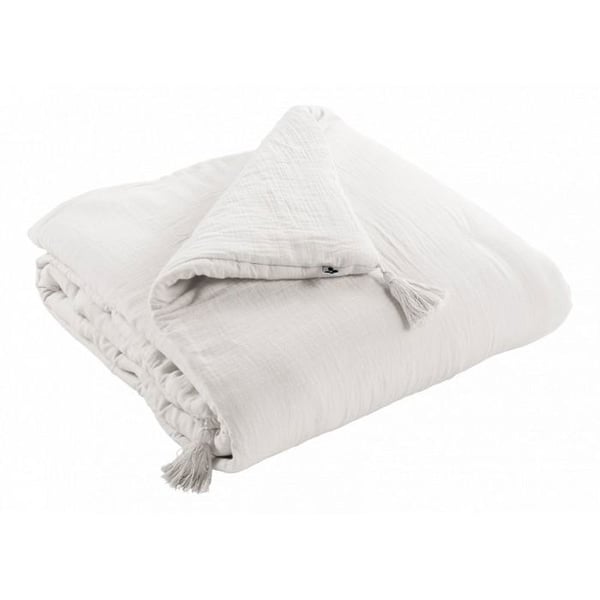 "Gaïa" täcke eller sängslut alla storlekar "Cotton Gauze" - Gaïa Chantilly - 90 x 200 cm