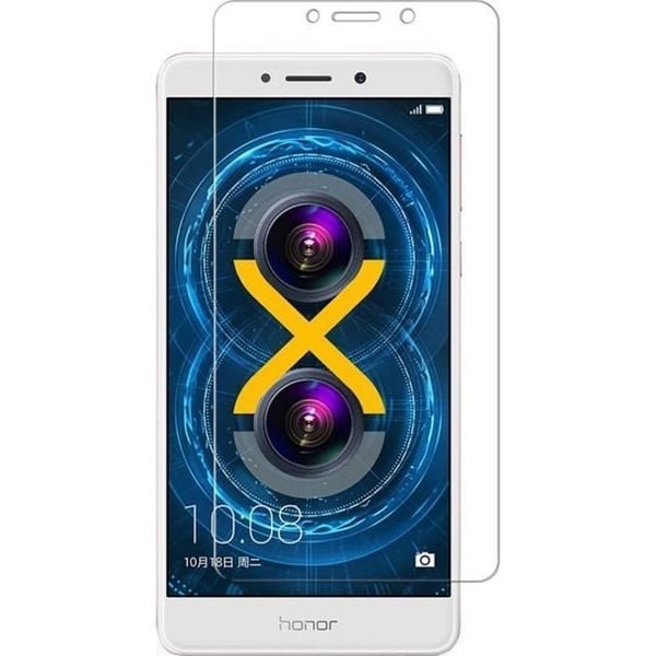 Skärmskydd - Phonillico® - HUAWEI HONOR 6X - Härdat Glas - Ultra Hållbart - Transparent
