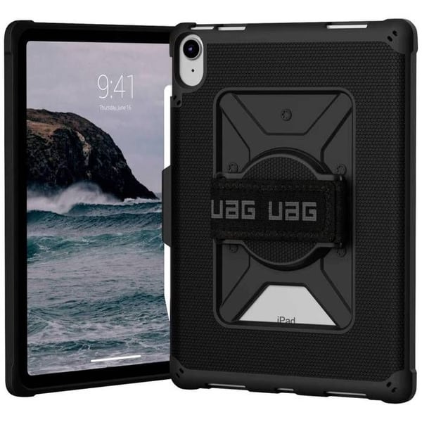 Urban Armor Gear Metropolis Handstrap Etui för Apple iPad 10.9 (Gen.10, 2022), iPad 10.9 (A16, 2025) 27,7 c