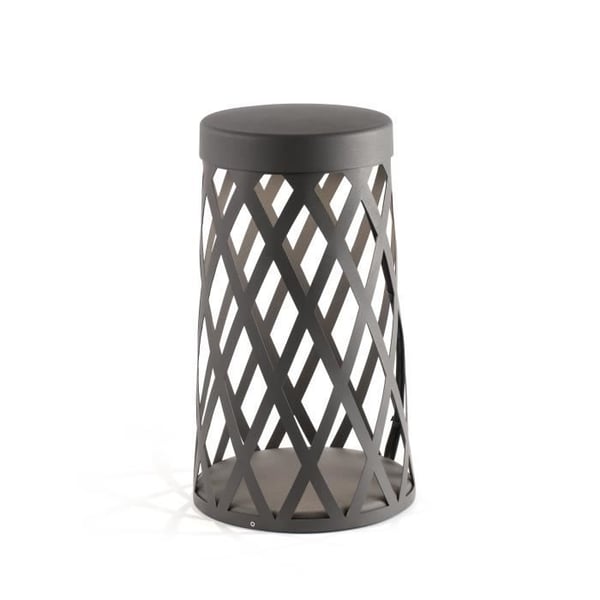 Lamppupylväs - FARO BARCELONA - SHADOW - Harmaa - Integroitu LED 10W 3000K - 45 cm